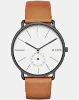 Skagen Hagen Leather Watch Dark Brown Photo