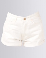 Unseen Chelsea High Waisted Shorts White Photo