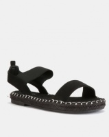 AWOL Woven Sandals Black Photo