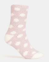 New Look 2 Pack Small Spot Boucle Socks Pink Photo