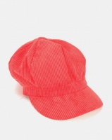 QUIZ Cord Baker Boy Hat Red Photo