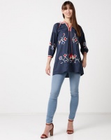 Utopia The Embroidered Tunic Navy Photo