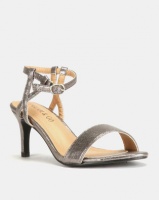 Glam & Go by Jada Shimmer Heels Pewter Photo