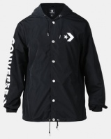 Converse Hooded Coaches Jacket Black Photo