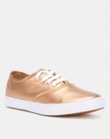 Tomy Takkies PU Lace Up Sneakers Bronze Photo
