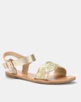 Utopia Embroidered Sandals Gold Photo