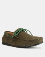 Utopia Casual Bow Moccasins Olive Photo