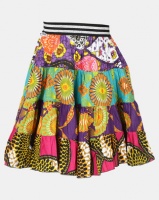 Kieke Print Tiered Skirt Multi Photo