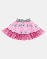Kieke Printed Skirt Frill Pink Photo