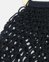 Joy Collectables Crochet Shopper Black Photo