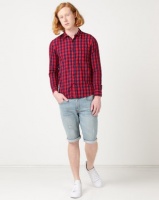 Utopia Check Shirt Red Photo