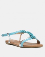 Butterfly Feet Farial Sandals Teal Photo