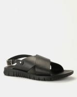 Angelsoft Kate Leather Sandals Black Photo