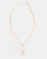 Miss Maxi Double Layer Necklace Gold Photo