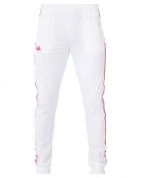 Kappa Unisex 222 Banda Arib Slim Pants A21 White/Red Photo