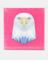Pamper Hamper Faux Leather Wall Art - Eagle Pink Photo