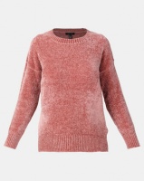New Look Chenille Slouchy Jumper Pink Photo