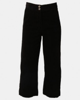 New Look Corduroy Cropped Trousers Black Photo
