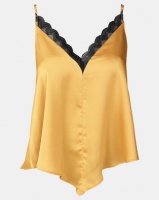 Paige Smith Lace Cami Yellow Photo