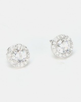 New Look CZ Sparkle Round Stud Earrings Crystal Multi Photo