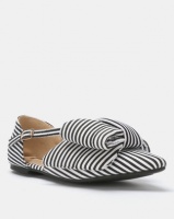 Footwork Trinity Bow Flats Black-White Photo