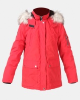 New Look Ski Style Parka Bright Red Photo