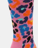 Happy Socks Leopard Socks Pink Multi Photo