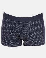New Look 3 Pack Navy Spot and Stripe Print Trunks Photo