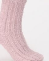 New Look Fangora Turn Down Cosy Socks Bright Purple Photo