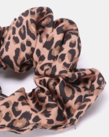New Look Leopard Scrunchie Brown Pattern Photo