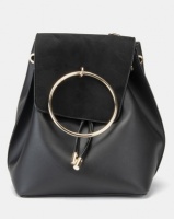 New Look MO Metal Ring Backpack Black Photo