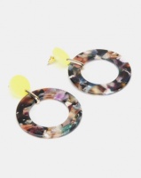 New Look Neon Stud Post Resin Earrings Multi-Coloured Photo