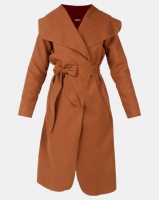 Utopia Melton Coat Brown Photo