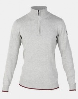 Smith Jones Smith & Jones Boswell Zip Neck Jumper Grey Photo