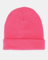 Brave Soul Penny Knitted Beanie Hot Pink Photo