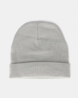 Brave Soul Penny Knitted Beanie Grey Photo