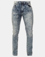 D-Struct Washed Distressed Skinny Jeans Blue Photo