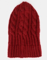 You I You & I Cable Knit Beanie Marsala Photo