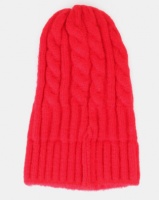 You I You & I Cable Knit Beanie Red Photo