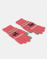 Utopia Deer Gloves Dark Pink Photo