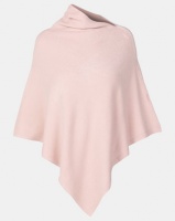G Couture Lightweight Splitneck Poncho Pink Photo