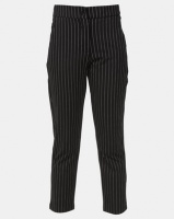 G Couture Knit Stripe Pants Black Photo