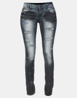 Vero Moda Zora Slim Jeans Dark Blue Denim Photo