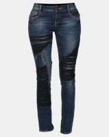 Vero Moda Prudence Slim Jeans Dark Blue Denim Photo