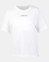 Hurley Island Ties Perfect Crew T-Shirt White Photo