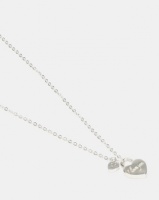Silver Bird Sterling Silver I love You Heart Necklace Silver Photo