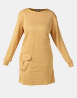 Utopia Plus Cut n Sew Dress With Pocket Mustard Photo