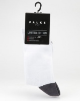 Falke Performance Falke Limited Edition Plain Crew Unisex White & Grey Photo