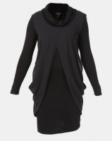 G Couture Chiffon Overlay Dress Black Photo