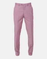 Jonathan D Flat Front Tailored Fit Formal Trousers Mauve Photo